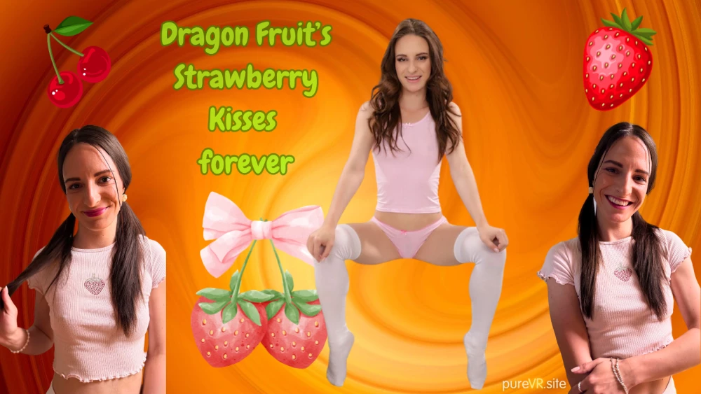 Beijos de morango da fruta do dragão para sempre - PureVR Original: Ver em PureVR
